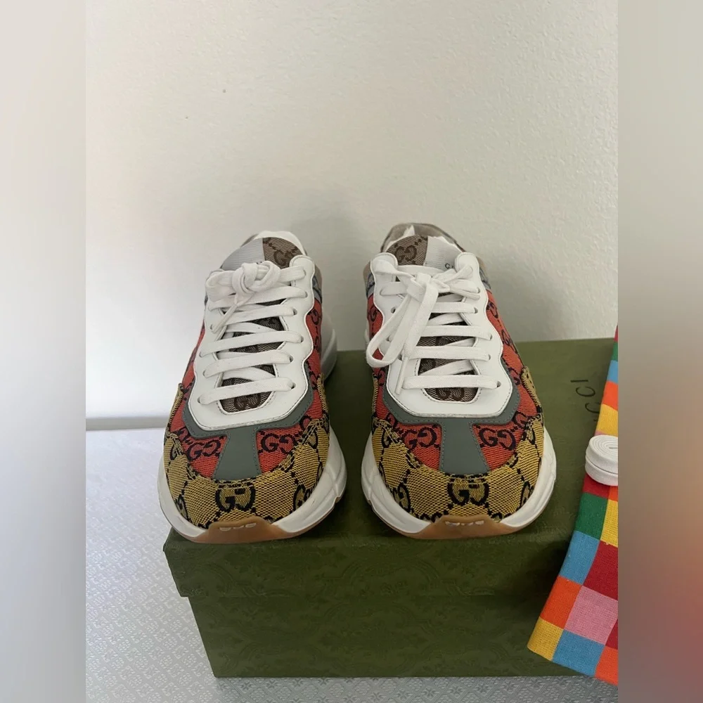 Gucci Rhyton GG Multi Orange. - Picture 7 of 10